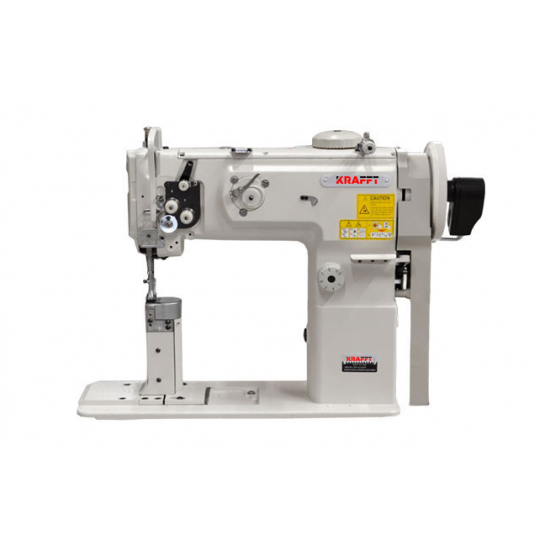 Промышленная швейная машина KRAFFT KF-1710 одноигольная колонковая  челночного стежка с тройным транспортом