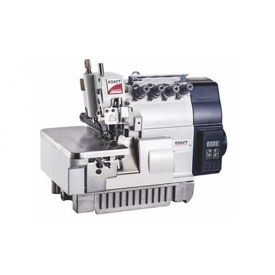 Промышленный швейный оверлок KRAFFT KF-S70E-4 четырехниточный