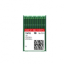Иглы швейные промышленные Groz-Beckert 134 LL, 134 LR, 134P для стачивающих машин (для кожи)