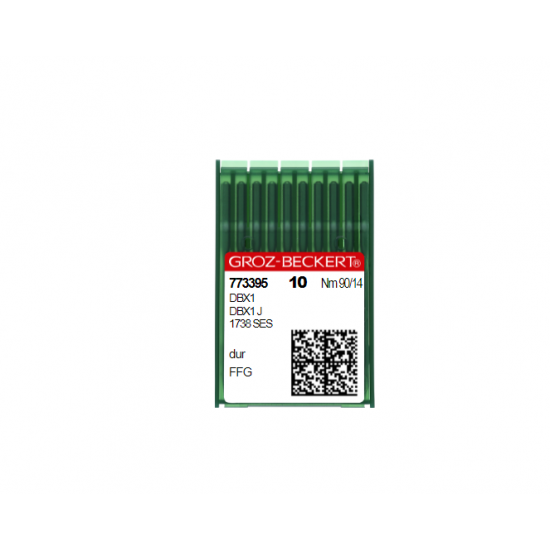 Иглы швейные промышленные Groz-Beckert  DBX1 (R, FFG, RS) для стачивающих машин
