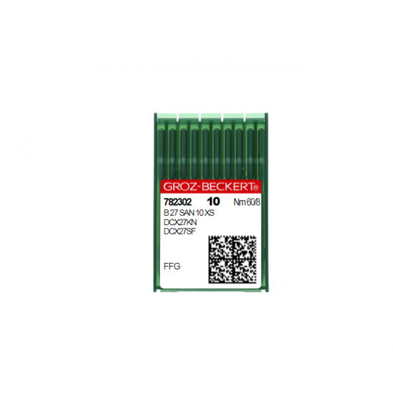 Иглы швейные промышленные Groz-Beckert B-27  SAN FFG, FG, FMB для оверлоков