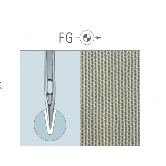 Иглы швейные промышленные Groz-Beckert B-27 FG для оверлоков