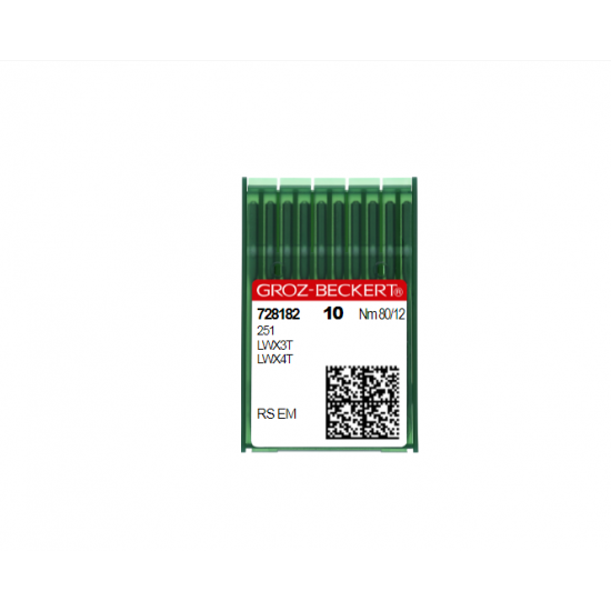Иглы швейные промышленные Groz-Beckert 251/29 BNS/29-C-300 для подшивочных машин потайного стежка
