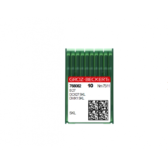Иглы швейные промышленные Groz-Beckert B-27 SKL для оверлоков