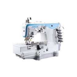 Промышленная плоскошовная (распошивальная) машина JACK W-4-D-01GBX356 НА КИТАЙСКОМ СТОЛЕ Промышленная плоскошовная (распошивальная) машина JACK W-4-D-01GBX356 НА КИТАЙСКОМ СТОЛЕ