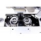 Промышленная двухигольная швейная машина Jack JK-58750B-005 с отключением игл и увеличенными челноками