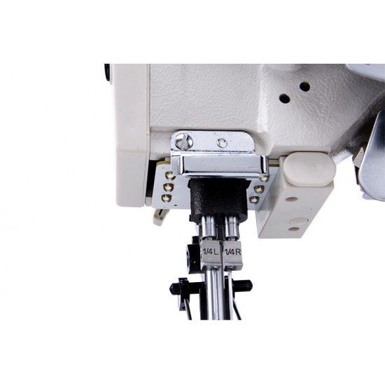 Промышленная двухигольная швейная машина Jack JK-58750B-005 с отключением игл и увеличенными челноками