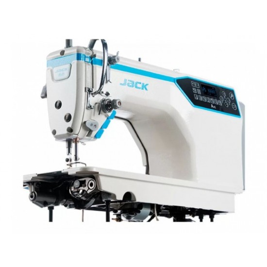 Промышленная одноигольная  швейная машина Jack JK-A4E-7 с декоративными строчками Промышленная одноигольная  швейная машина Jack JK-A4E-7 с декоративными строчками