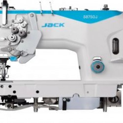 Промышленная двухигольная швейная машина Jack JK-58750J-405 с двойным транспортом и отключением игл Промышленная двухигольная швейная машина Jack JK-58750J-405 с двойным транспортом и отключением игл