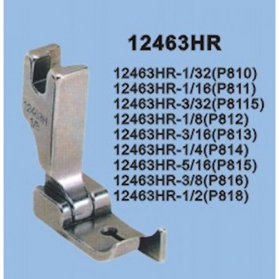 Лапка P-810 R 1/32 для отделочных строчек в ассортименте