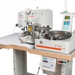 Пуговичная машина SIRUBA ASP-ABF100J с автоматической подачей пуговиц