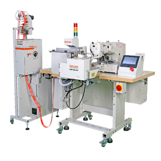 Автоматическая швейная машина SIRUBA ASK-ACS100 для притачивания горловины (рибаны) футболки 