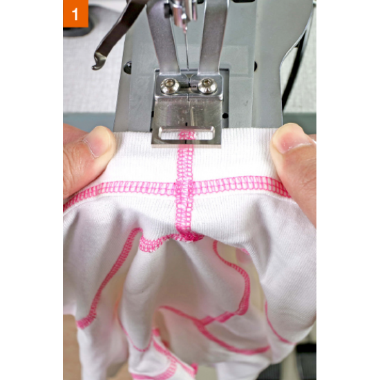 Автоматическая закрепочная машина  SIRUBA ASP-SFS100A с обрезкой цепочки нитей