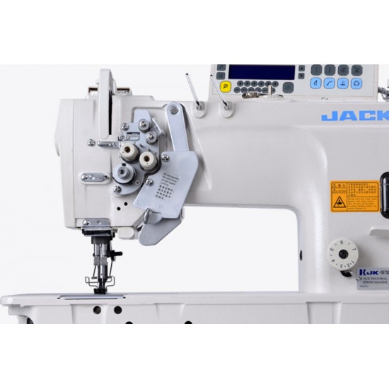 Промышленная двухигольная швейная машина Jack JK-58720J-405 с двойным транспортом